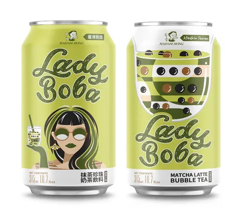 Madam Hong Lady Boba Matcha Latte (315 ml)