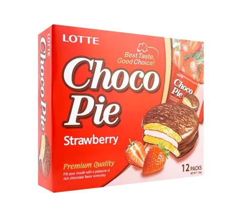 Lotte Choco Cake Strawberry Flavor (28 gr)