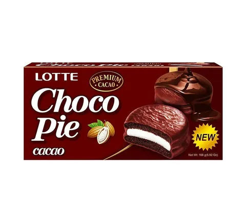 Lotte Choco Pie Cacao (6 Stcs) (168 Gr)