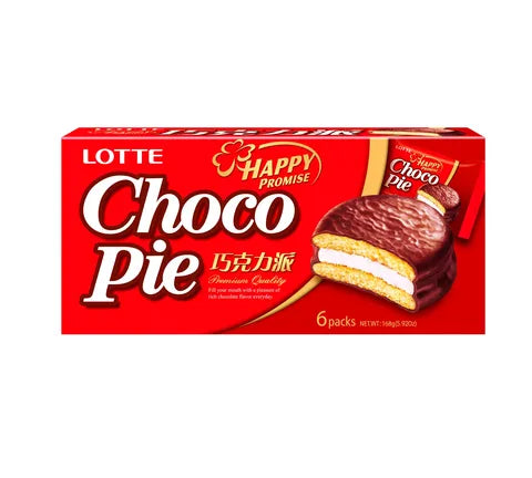 Lotte Lotte Choco Pie Chocolate (6 Packs) (168 gr)