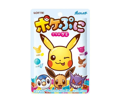 Lotte Pokemon Puni Personnage Gummy Assortid Flavour (80 GR)