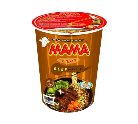 Mama Beef Flavour Cup - Multi Pack (8 x 70 gr)