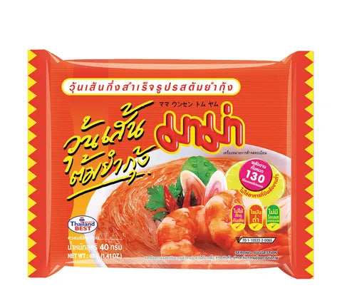 Mama Instant Bean Vermicelli Tom Yam Flavour (40 gr)