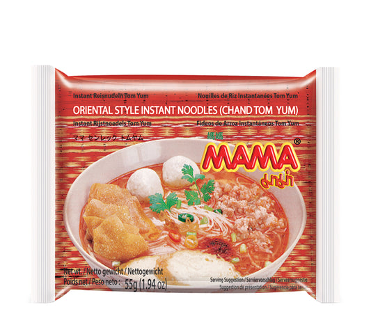 Mama Instant Chand Rice Vermicelli Tom Yum - Box (30 x 55 gr)
