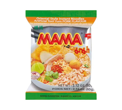 Mama Instant Noodles Tom Yum Pork (60 GR)