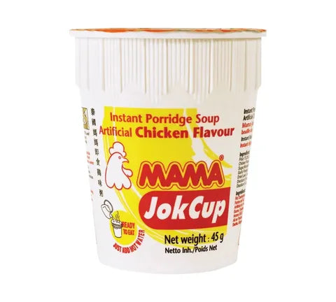 Mama Instant Pap -soep kip smaak jok cup - multi pack (12 x 45 gr)