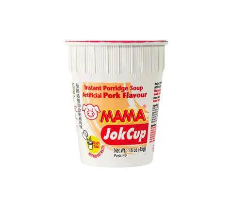 Maman Instant Porridge Soup Pork Flavour Jok Cup (45 GR)