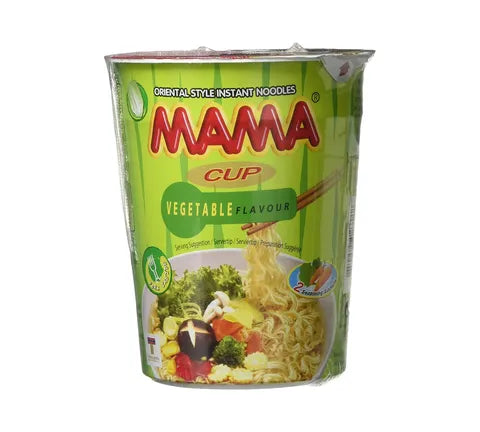 Mama Oriental Style Vegetable Flavour Cup - Multi Pack (8 x 70 gr)