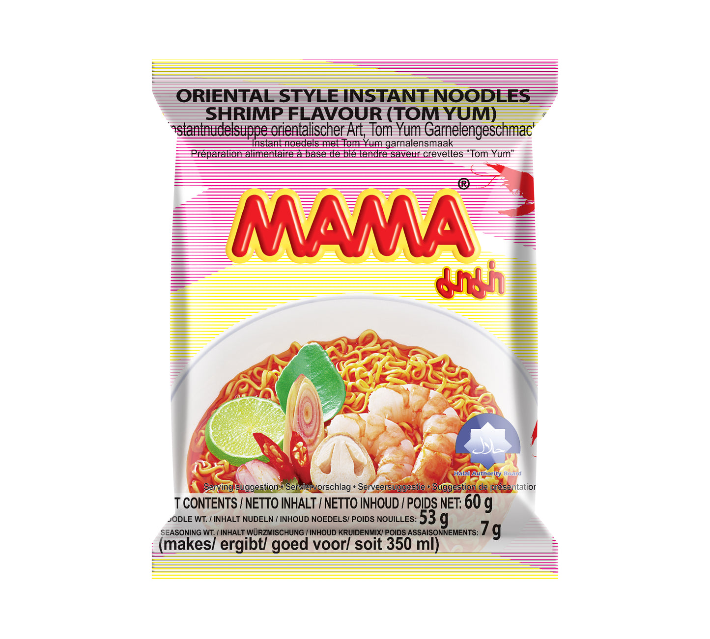 Mama Shrimp Tom Yum Flavour (60 gr)