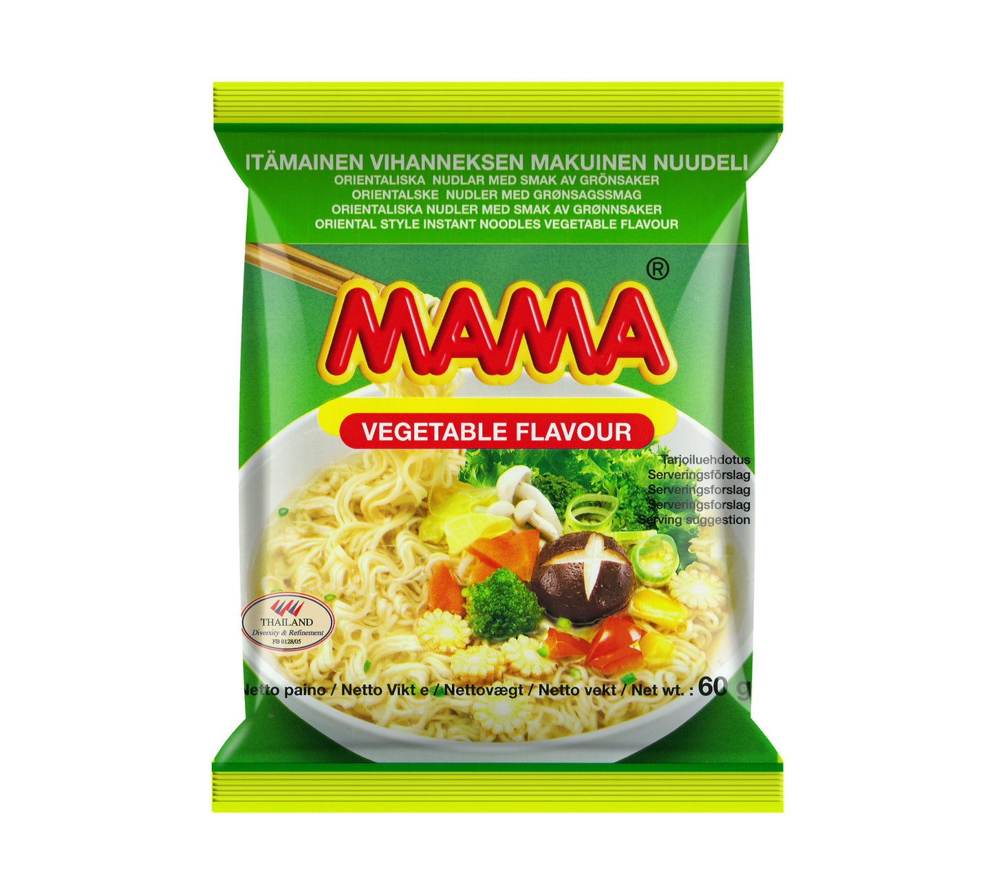 Mama Vegetable Flavour Oriental Style (60 gr)