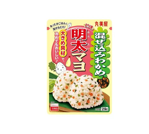 Marumiya Mazekomi Furikake Wakame Mentai & Mayo(Spicy Cod & Mayo) (29 gr)