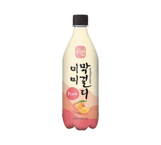 MiMi Makgeolli Rice Wine Peach Flavour (750 ml)