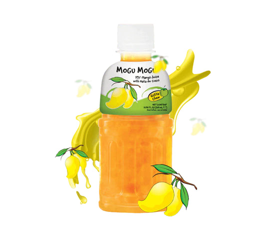 Mogu Mogu Mango Flavored Drink With Nata de Coco - Multi Pack (6 x 320 ml)