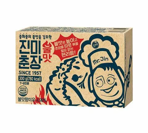 Jinmi Mr Jin Jajangmyeon Black bean paste (Chunjang) Spicy (300 gr)