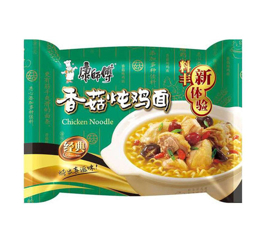 MR KONG Mushroom and Stewed Chicken Noodles - Multi Pack (5 x 101 gr)