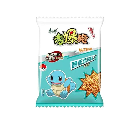 MR KONG Pokemon Crispy Noodle Snack - Green Sichuan Pepper (33 gr)