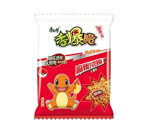 MR KONG Pokemon Crispy Noodles Snack - Spicy Crayfish Flavour (33 gr)