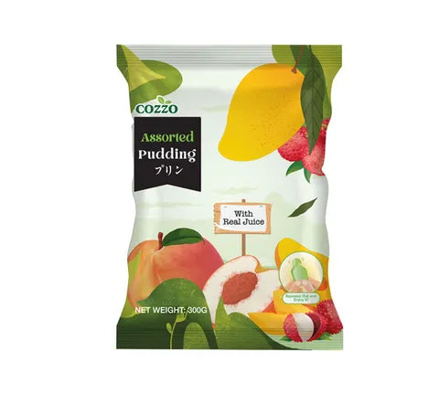 Cozzo Multi Fruit Jelly Sweets  - Peach, Mango and Lychee (300 gr)