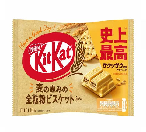 Nestle Kit Kat 초콜릿 미니 - 통밀 비스킷 (113 Gr)
