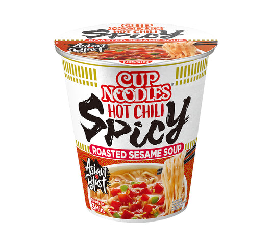 Nissin Cup Noodles Hot Chili Spicy Roasted Sesame Soup (66 gr)