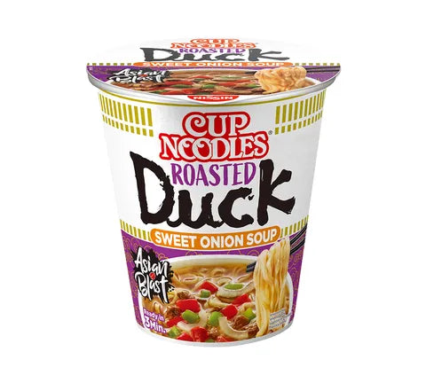 Nissin Cup Nudeln geröstete Ente süße Zwiebel Suppe - Multi -Pack (8 x 65 g)