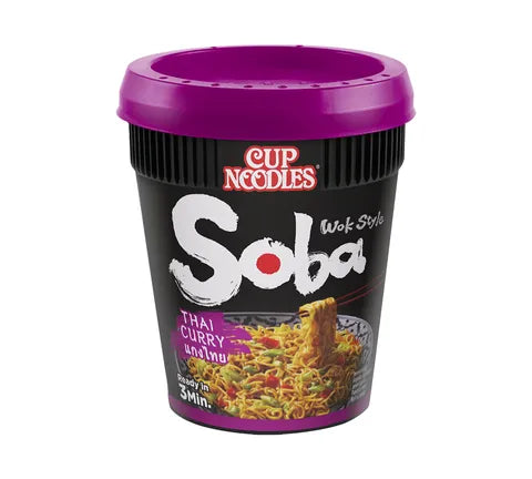 Nissin Soba Thai Curry Cup - Multi -Pack (8 x 87 gr)