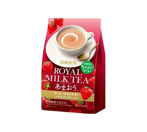 Nittoh Royal Milk Tea Strawberry 맛 -8 스틱 (112 gr)