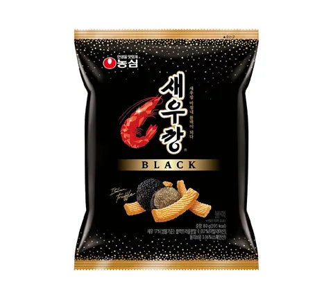 Nongshim coréen truffe kang noire crevet / crevet crackers (80 gr)