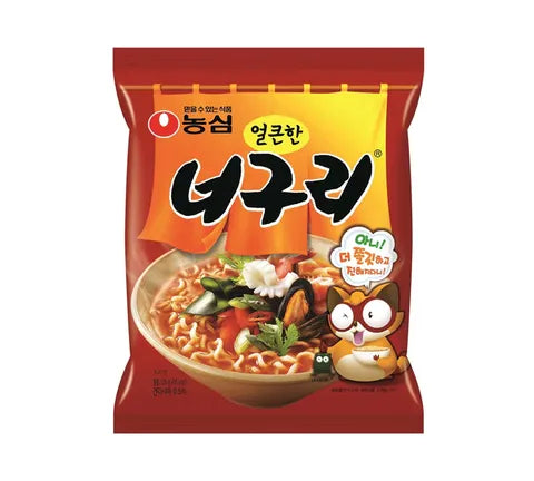Nongshim Neoguri Seafood & Spicy (Koreanische Version) - Multi -Pack (5 x 120 Gr)