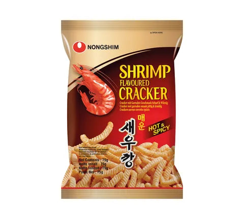 Nongshim Garnalen Cracker Hot & Spicy (75 GR)