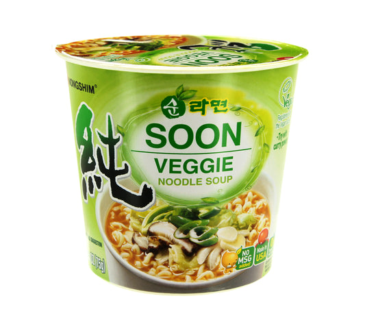 Nongshim Soon Veggie Ramyun Noodle Cup (67 gr)