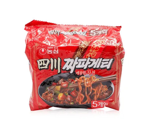 Nongshim Szechuan Chapagetti (koreanische Version) (137 gr)
