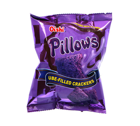 Oishi Pillows Ube-Filled Crackers (38 gr)