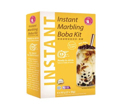 O's Bubble Instant Marbeling Boba Kit Brown Sugar Flavour (240 gr)