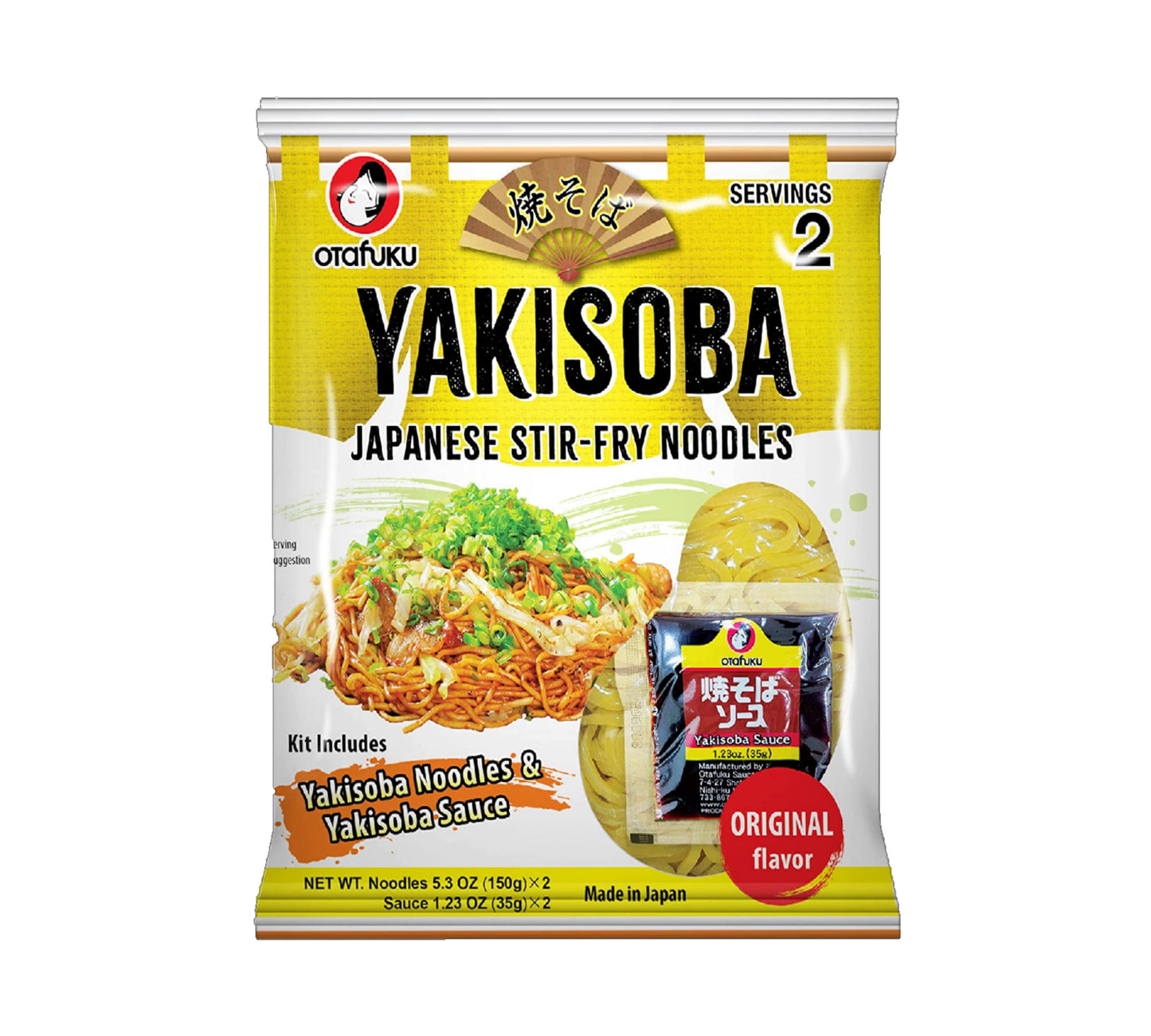 Otafuku Japanese Stir-Fry Yakisoba Noodles (370 gr)