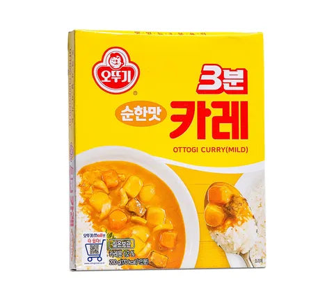 Ottogi 3 min. Koreanische Curry -Sauce (mild) (200 gr)