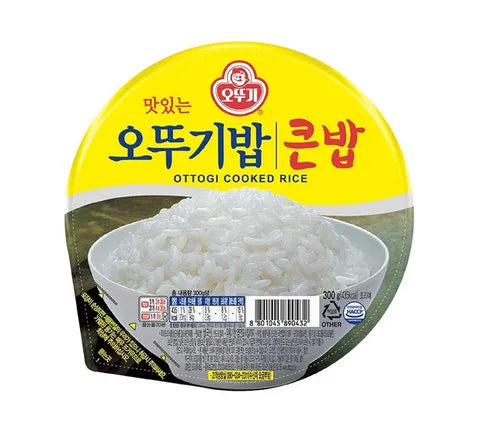 Ottogi gekookte rijst (magnetron) - Multi -pack (4 x 300 gr)