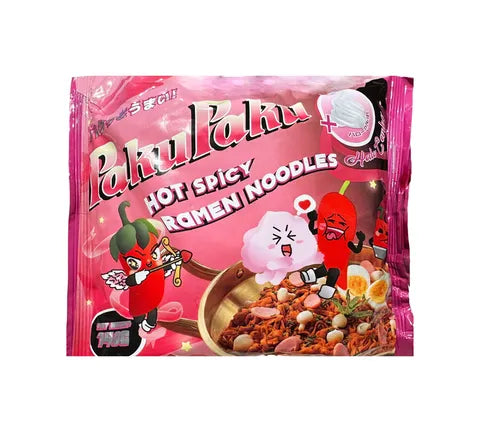 Paku Paku Hot Spicy Ramen Noodles Halo Carbo (140 gr)
