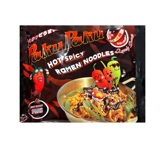 Paku Paku Hot Spicy Ramen Noodles Lovely Spicy (140 gr)