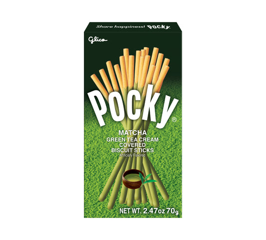 Pocky - Glico Matcha Green Tea Flavour - Multi Pack (10 x 39 gr)