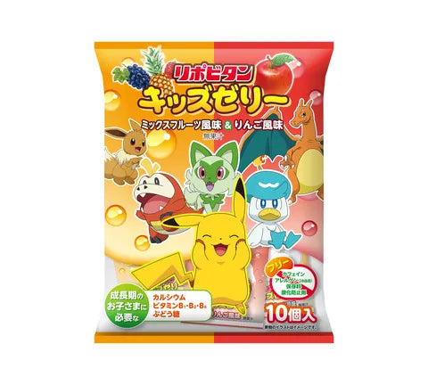 Taisho Pokemon Candy - Mixed Fruit and Apple Jelly Gummies (160 gr)