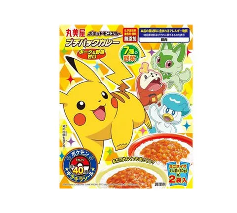 Marumiya Pokemon Curry Mini Packs Pork & Vegetable Mild (120 gr)