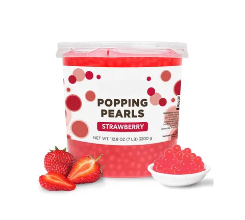 Pinshan Popping Boba Balls Strawberry (950 gr)