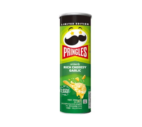 Pringles ernsthaft reichhaltiger Käse -Knoblauch (102 gr)