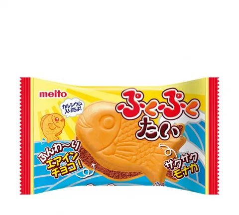 Meito Puku Puku Tai Air-In Choco - Multi Pack (10 x 16.5 gr)