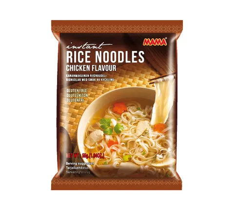 Mama Rice Noodles Chicken Flavour (55 gr)