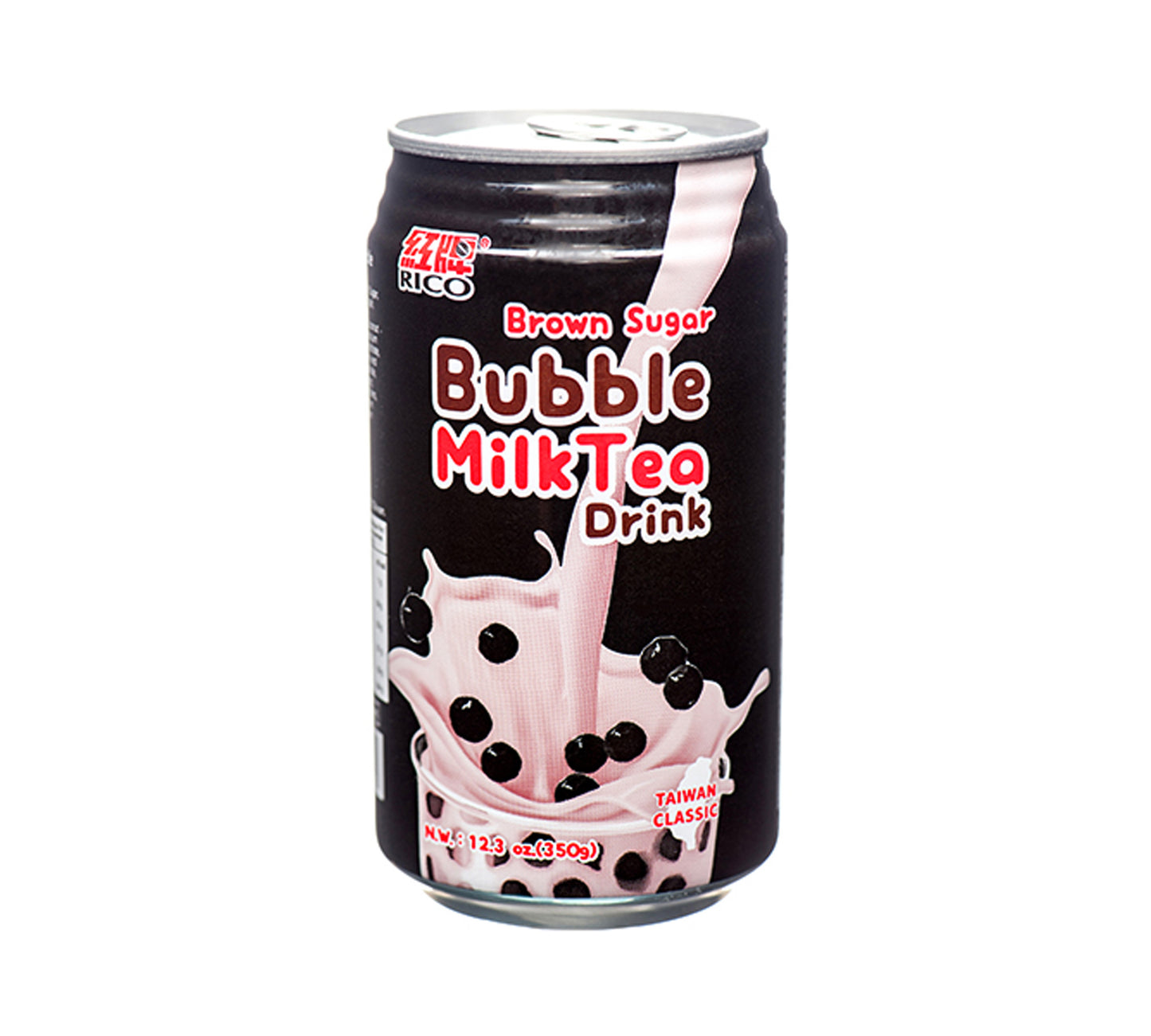 Rico Boba Bubble Milk Tea Drink Brown Sugar (350 ml)