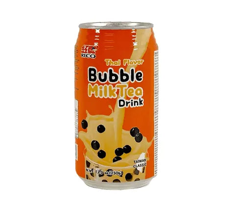 Rico Boba Bubble Milk Tea 음료 타이 맛 (350 ml)