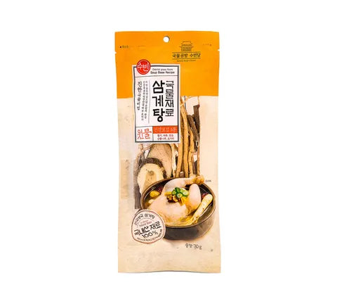 Subin Samgyetang - Korean Soup Secret - Soup Base for Chicken - Ingredients Pack (70 gr)