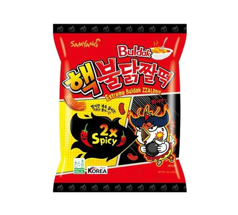 Samyang Buldak - Zzaldduk 2x würziger Hühnergeschmack - Chips (80 gr)